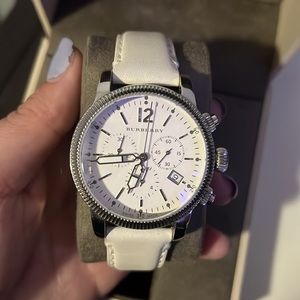 Burberry silver watch open to REASONABLE OFFERS!